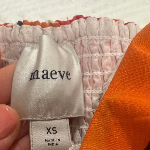 Maeve by Anthropologie Strapless Tiger & Tropical Printed Midi Dress.  NWT - Picture 6 of 9